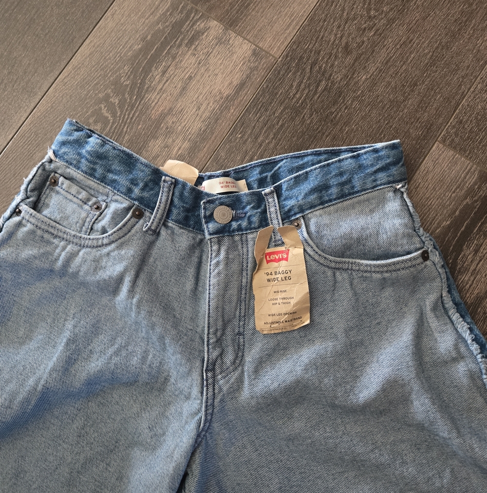 Levi's Girls Relaxed Baggy Jeans - Light Blue Denim